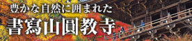豊かな自然に囲まれた書寫山圓教寺のバナー